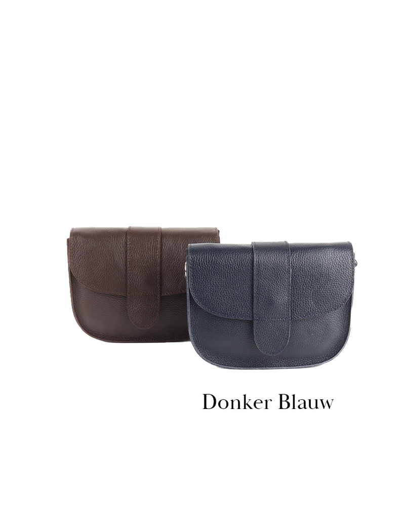 Lederen Schoudertas | 552339 (Donkerblauw)