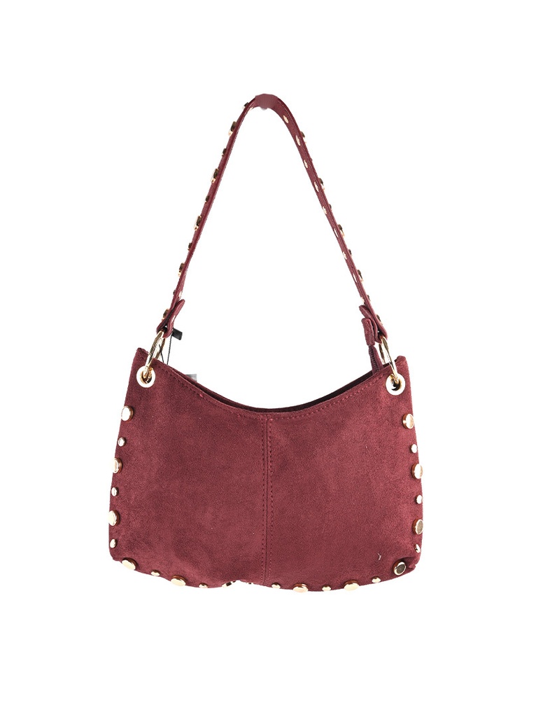 Kunstlederen suede schoudertas | 80165