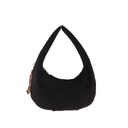 Kunstlederen suede schoudertas | 40095