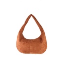 Kunstlederen suede schoudertas | 40095