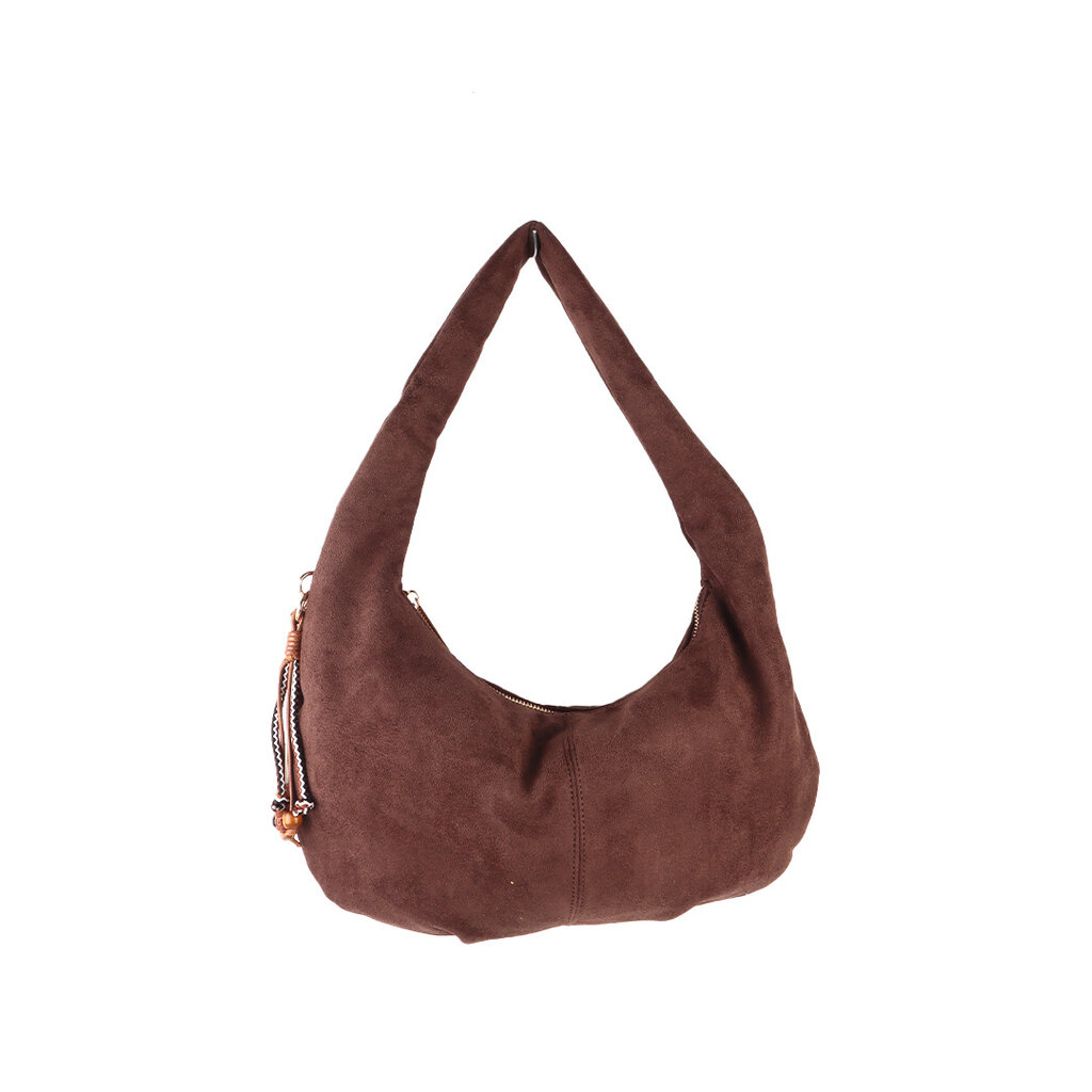 Kunstlederen suede schoudertas | 40095