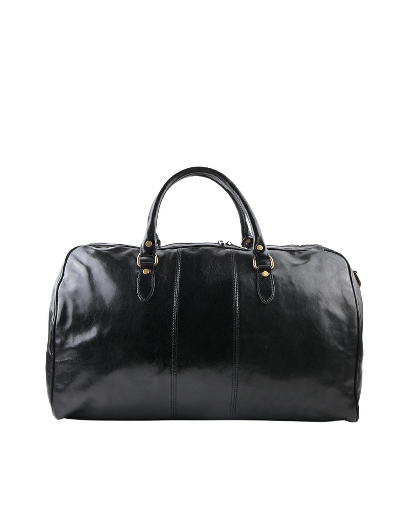 Lederen weekendtas | 552501 (Zwart)