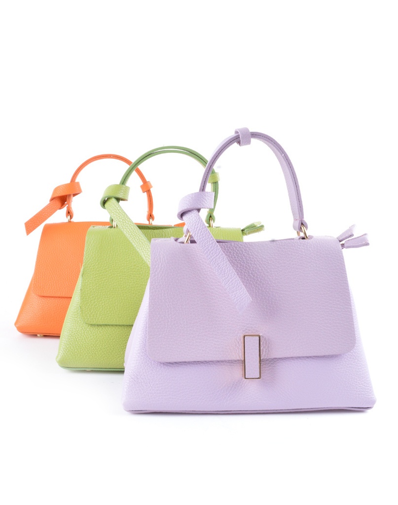 Lederen Handtas | 552885 (Koffie)