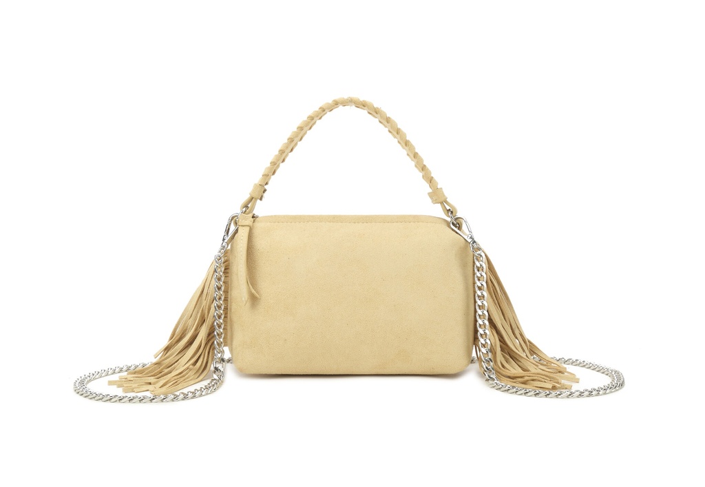 Kunstlederen suede handtas | 80167