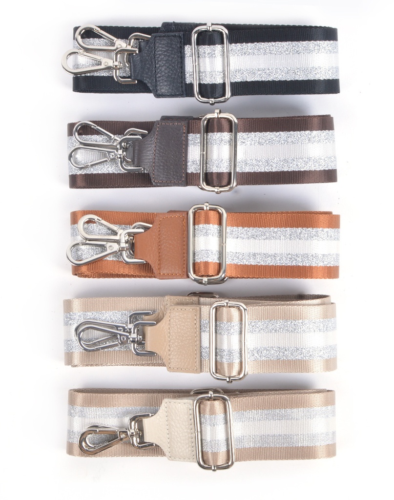 Schouderband | LONDON METALLIC | 300086 (Zwart)