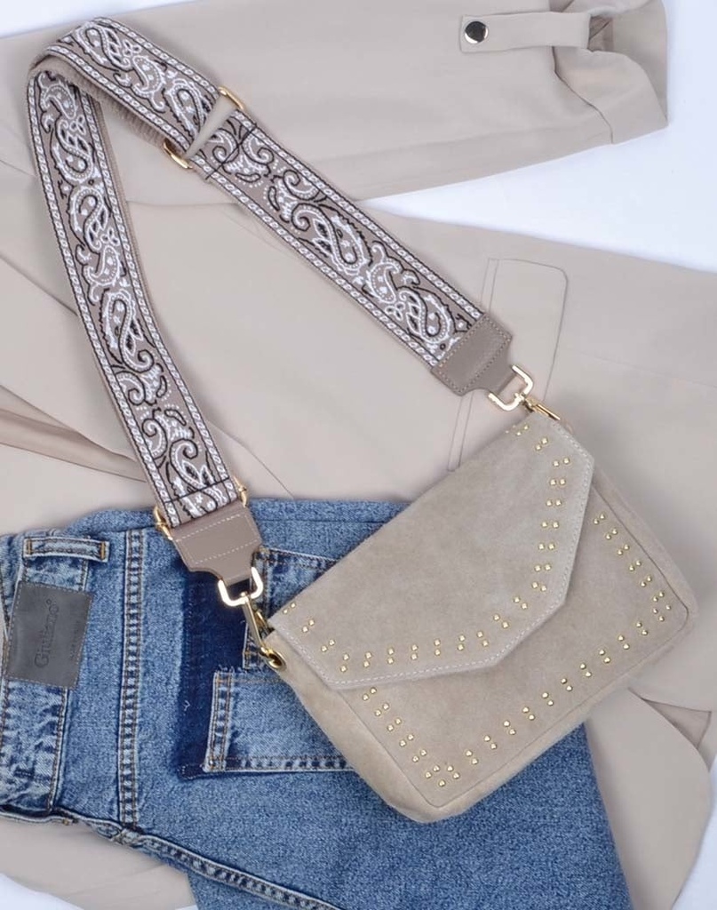 Schouderband | Ruiten | 300080 (Taupe)