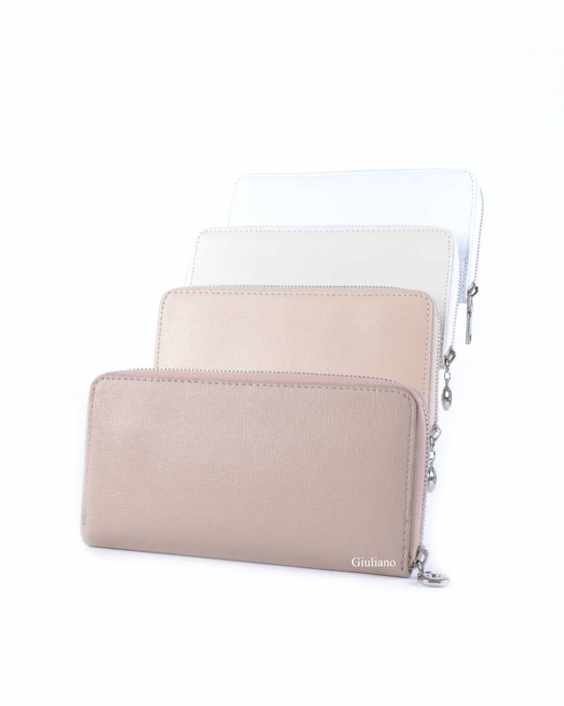 Lederen portemonnee | Reliëf