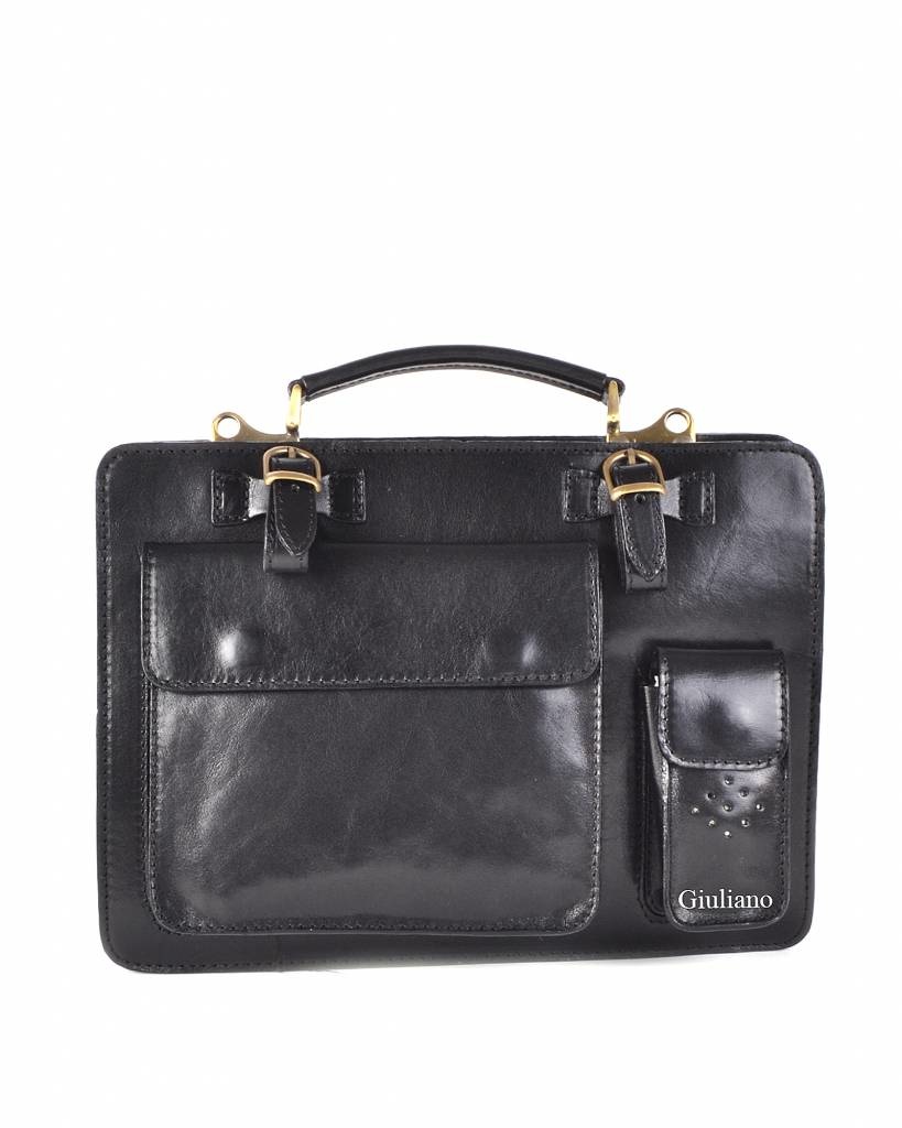 Lederen tas | Akte | Middel | 900013