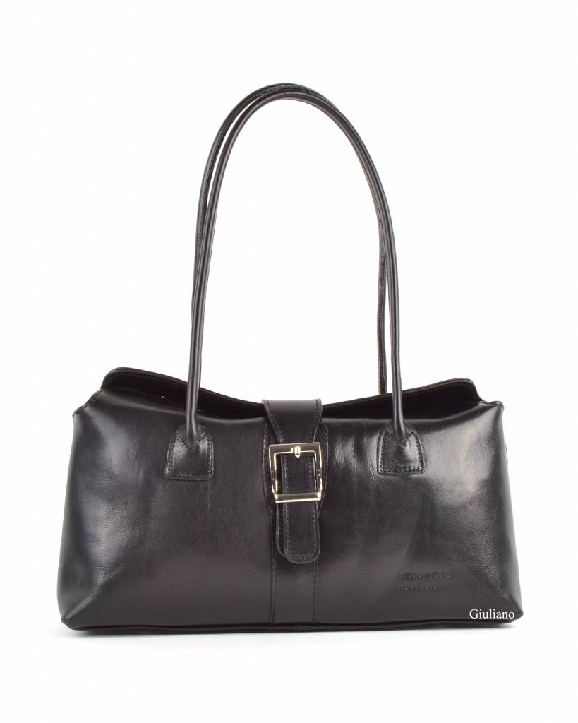 Lederen handtas | Gesp | 900047