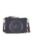 Canvas schoudertasje | Drie-vaks | Raw Casual | 80111