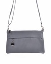 Lederen schoudertasje | Clutch