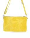 Suede kroko clutch | schoudertas