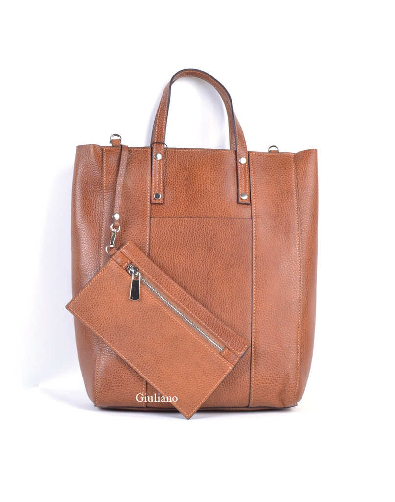 Lederen handtas  | 900043