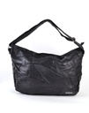 Lederen handtas | Zwart | 552069