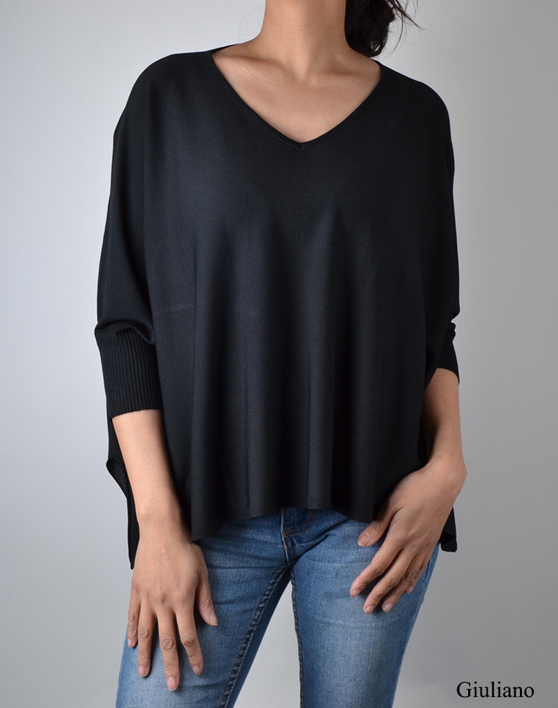 Trui | Korte mouw | 62332 (Zwart)