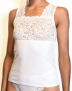 Basic Tanktop Kant Wit