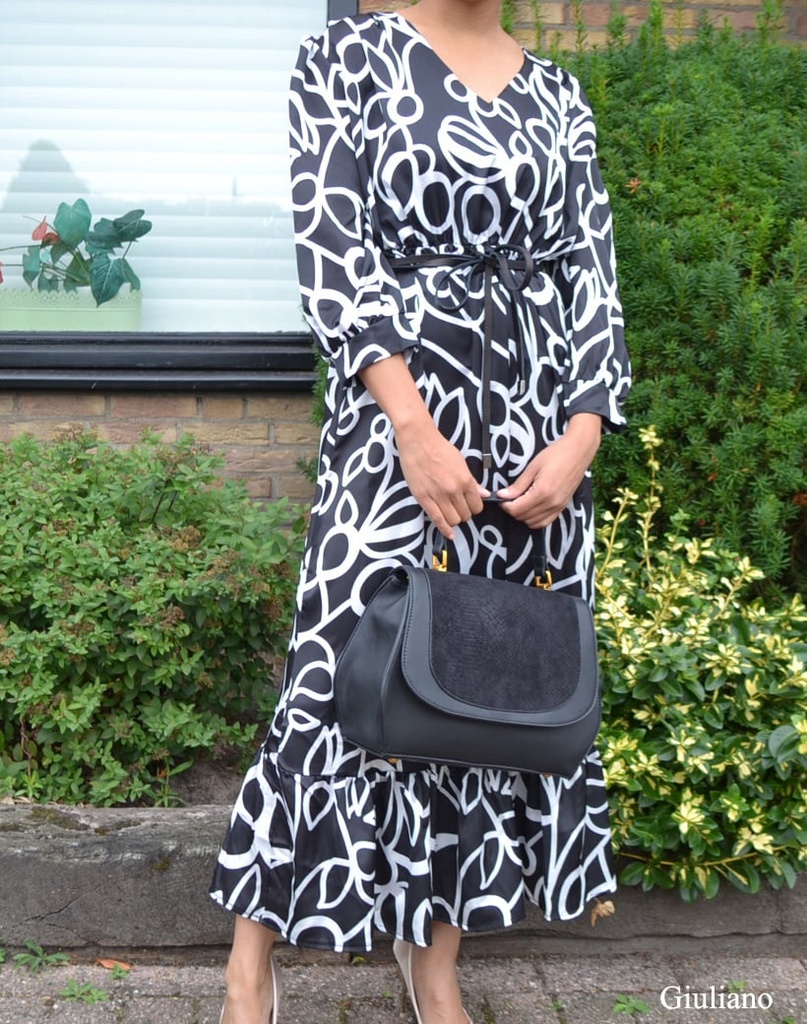 Jurk | 61063| Black&White