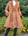 Mantel Fake Fur 62001 Camel