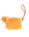 Faux fur portemonnee