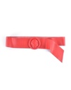 Lederen riem Rond | 800045