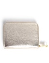 Lederen portemonnee metallic | 5590351