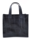 Leren handtas | Vierkant - Mat | 552572