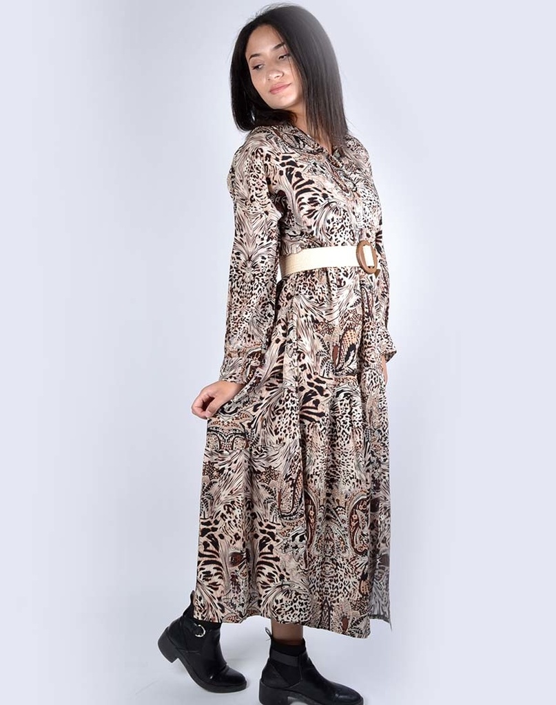 Jurk | 62097 (Beige)