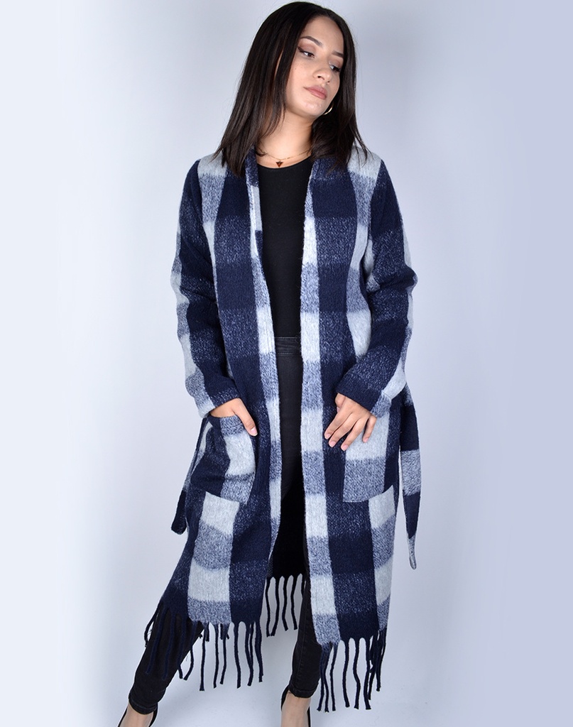 Mantel | 62100 blauw