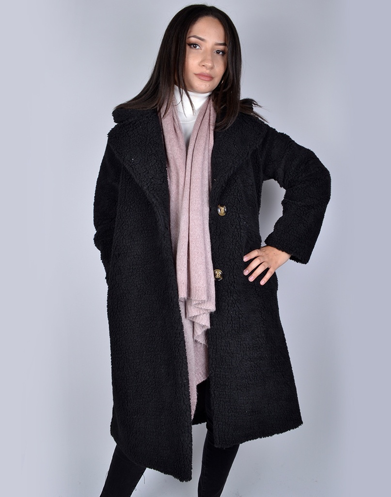 Teddy jas |  61066 Zwart