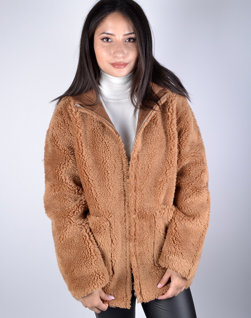 Teddy jas | 2-side camel | 62125