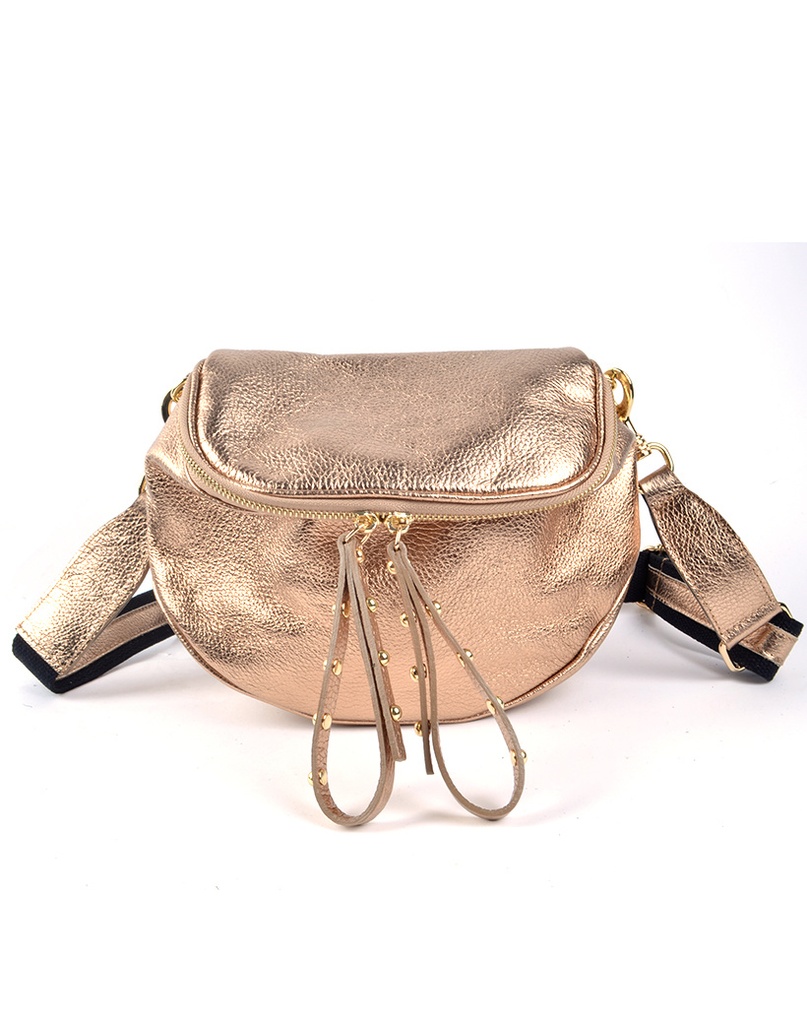 Lederen heuptas Metallic | 5526071