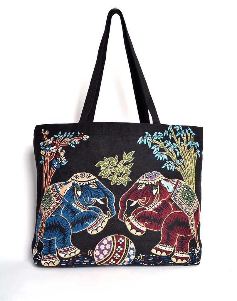 Canvas shopper olifant | 300263