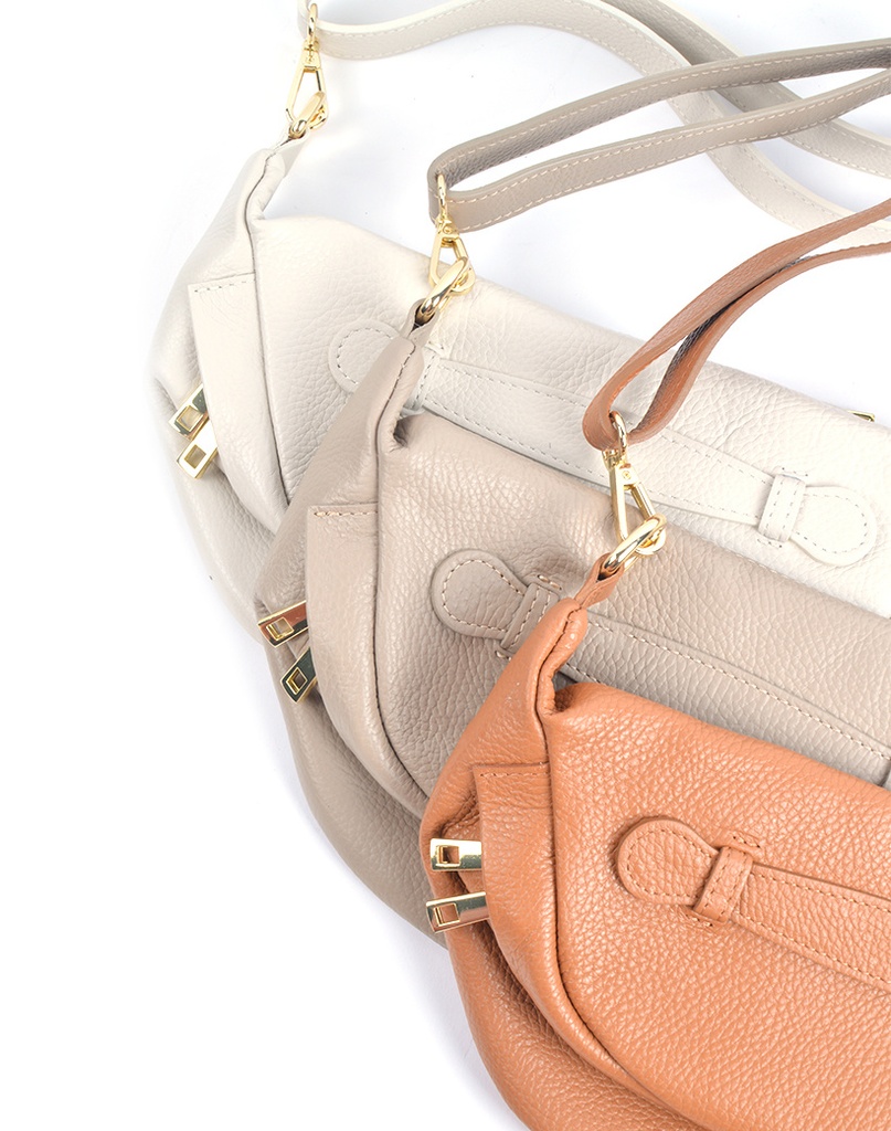 Lederen schoudertas of belt bag | 2-in-1 | 552498