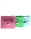 Lederen handtas | Hagedis metallic | 552775