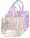 Lederen shopper | Metallic | 5522431