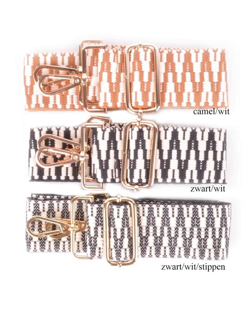 Schouderband | Goud | Paris | 300069 (Zwart-Wit)