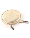 Lederen Etui - Rond Metallic