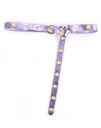 Riem - Metalen gaatjes leer metallic | 800005