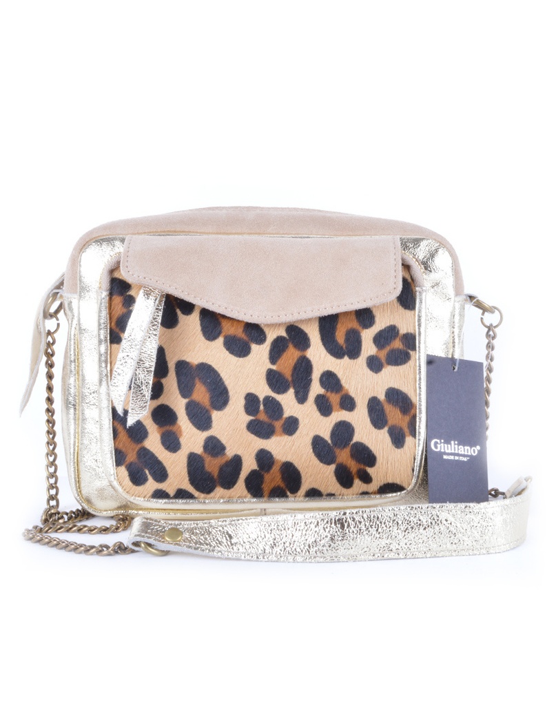 Lederen schoudertas Panter | 552850