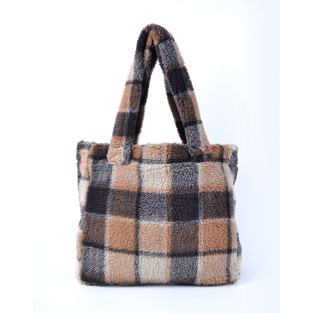 Teddy Shopper Geruit | 102420 (Camel)