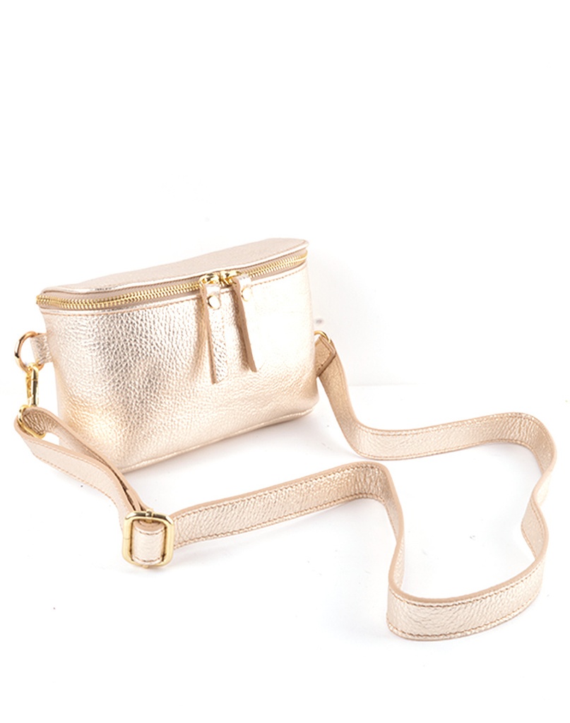 Lederen heuptas - Metallic | 5527731 (Lichtgoud)