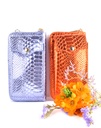 Snake metallic portemonnee / telefoontasje | 5527451