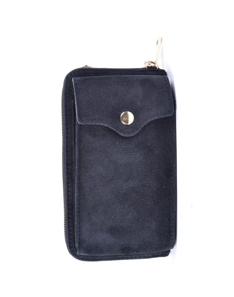 Suède portemonnee / telefoontasje | 552745 (Zwart)