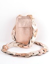 Schouderband gevlochten metallic Breed XL