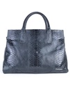 Lederen handtas | Kroko | 552883
