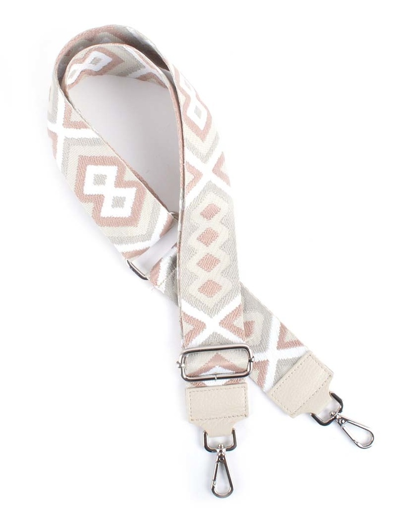 Schouderband | Tapijt zilver
