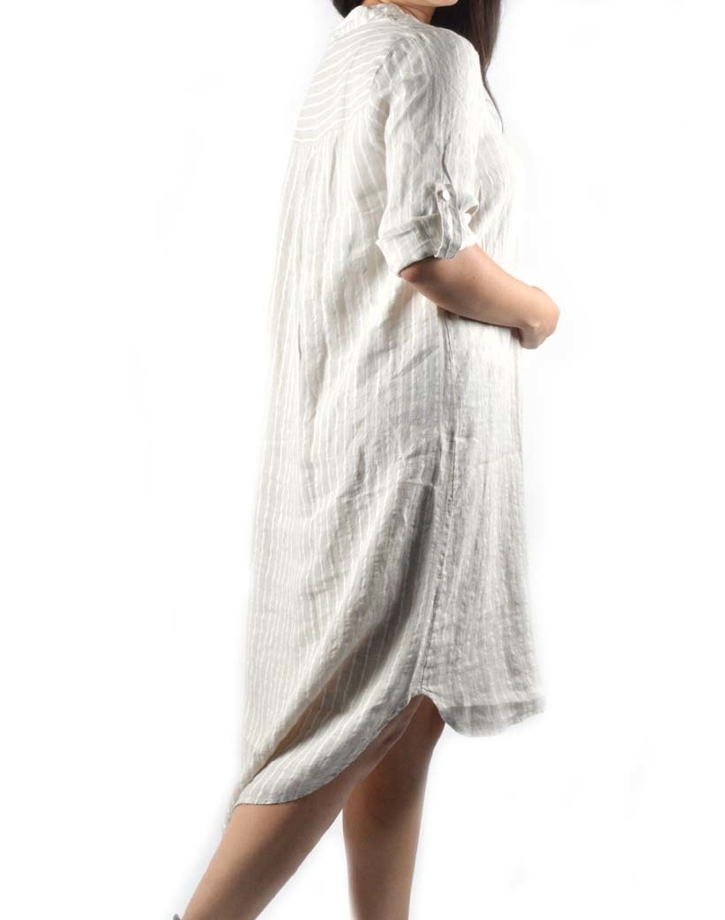 Jurk | STREPEN | 62217 (Taupe)