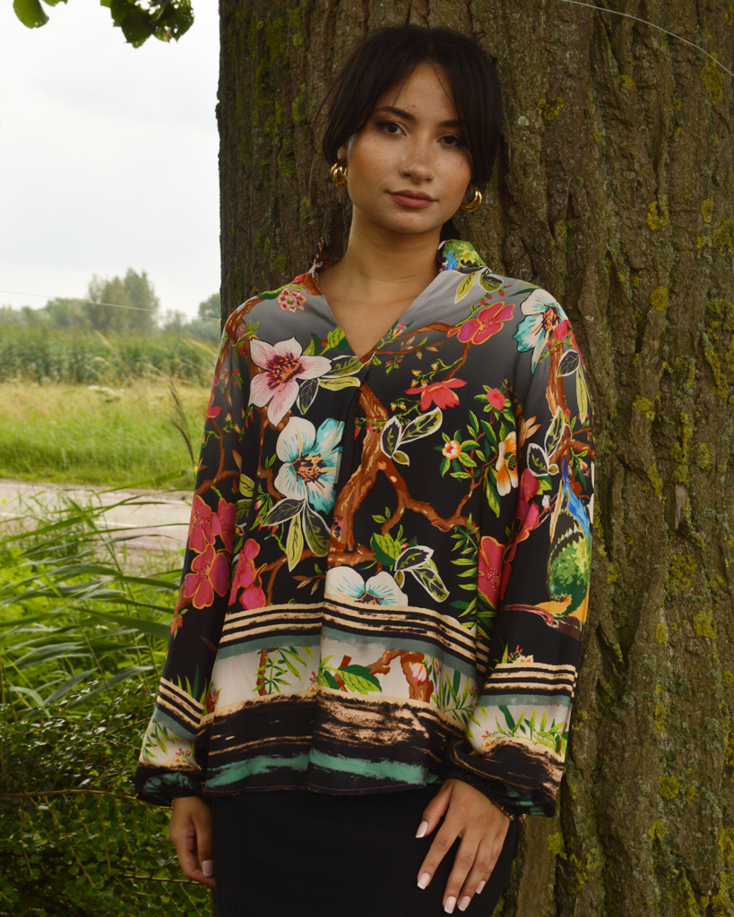 Bloes | Floral | 62067 (PRINT 1 - Zwart)