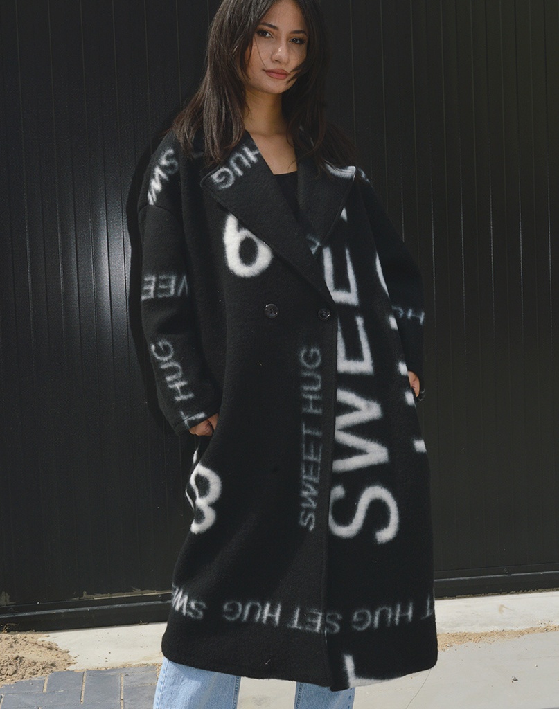 Fleece Jas | SWEET HUG | 62269 (Zwart)