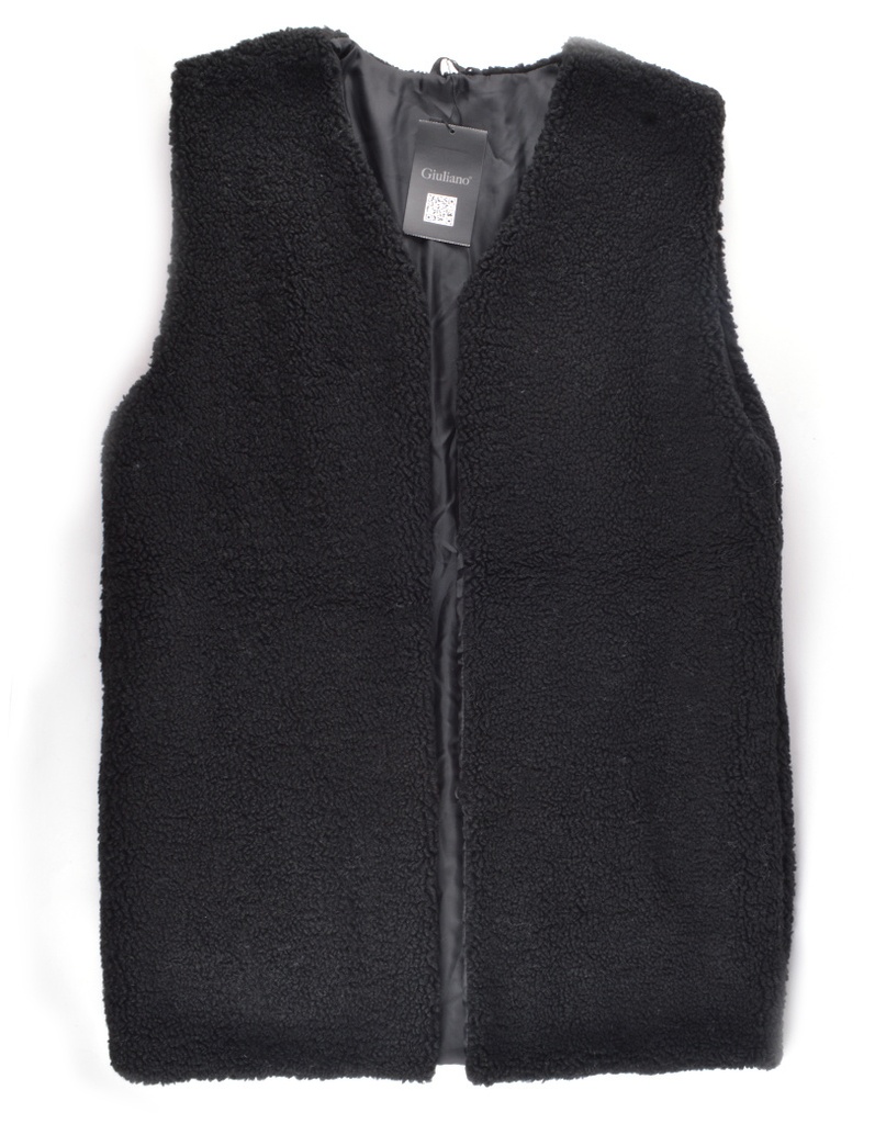 Teddy gilet | 62250 (Zwart)